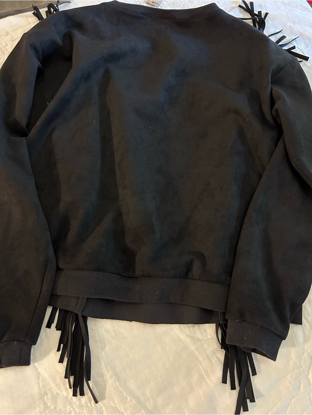 Ariat Black Crewneck Top with Brand Tag - Picture 5 of 6